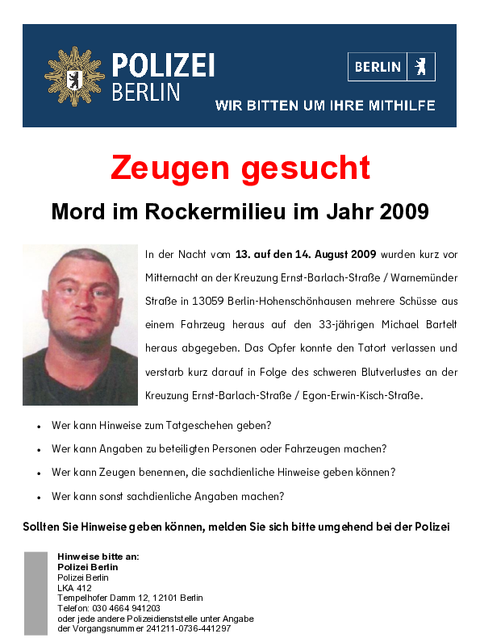 Vorlage Zeugenaufruf