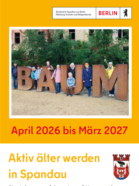 Titelbild Aktiv älter werden in Spandau 2026-2027