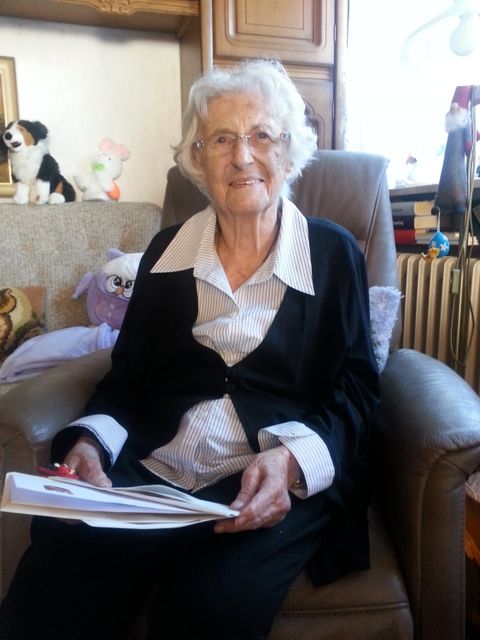 Die Reinickendorferin Ursula Fritsch feierte ihren 101. Geburtstag. (Bild: BA Reinickendorf)