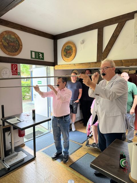 Uwe Brockhausen (li.) und Harald Muschner im Duell. (Bild: BA Rdf)