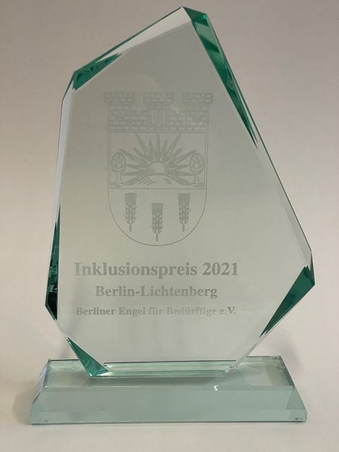 Trophäe Inklusionspreis 2021
