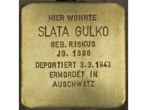 Stolperstein Slata Gulko (Bild: Stolpersteine-Initiative CW, Hupka)