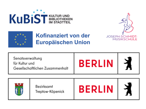 Logos KUBIST, SenKult, BA TK, Joseph Schmidt Musikschule