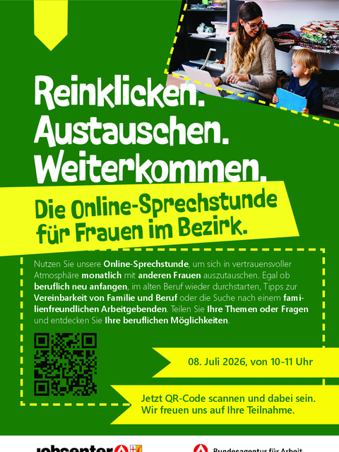 Onlinesprechstunde für Frauen Juli 2026