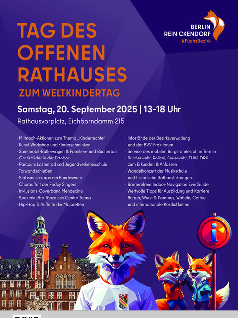 Plakat zum Tag des offenen Rathauses (Bild: BA Rdf)