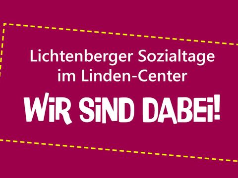 Wir sind bei den Lichtenberger Sozialtagen.