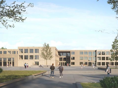 Eingangsbereich Grundschule Holzcompartment