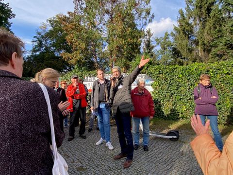 Andreas Butz von der Schmargendorfer Kiez-Initiative Schnipps