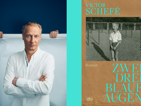 Portraitfoto des Autoren und Coverabbildung