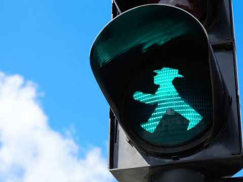 grünes Ampelmännchen