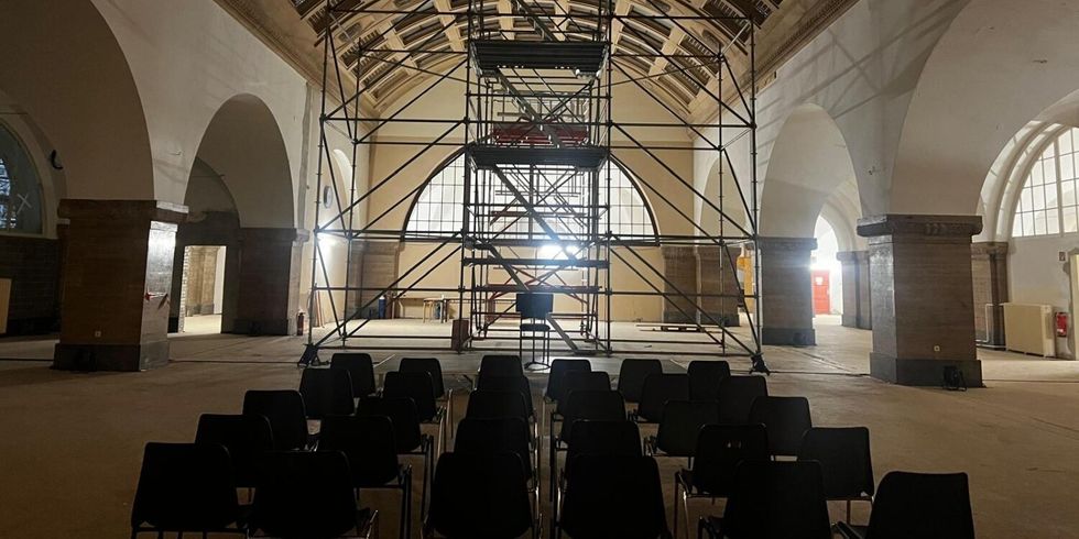 Baustellekonzert in der Sparkassenhalle