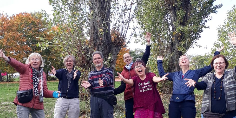 Lachen im Freien - ist besonders gesund