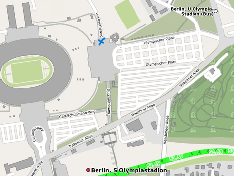 281. Kiezspaziergang - Treffpunkt Olympischer Platz Ecke Gutsmuthsweg