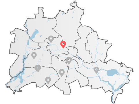 Karte mit Lage Haus der Statistik