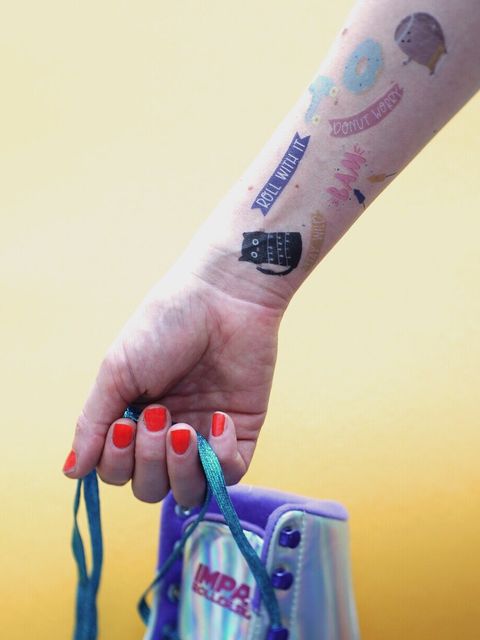 Temporäre Sommer-Tattoos