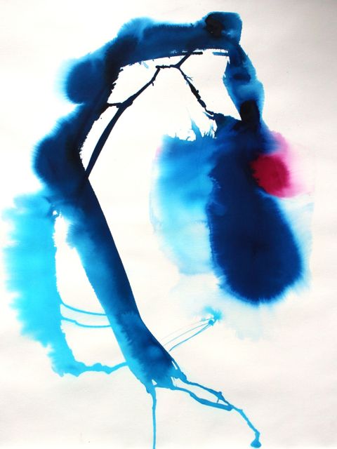 Zuzanna Schmukalla: Ohne Titel, Tusche auf Papier, 2020 (Bild: BA Reinickendorf)