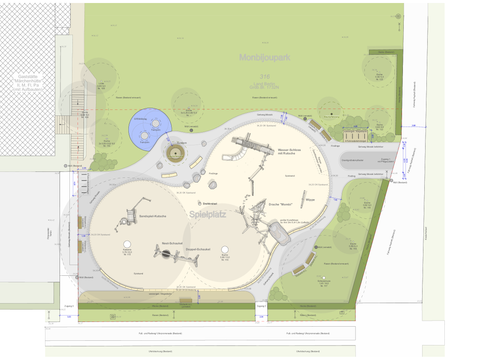 Spielplatz Monbijoupark Lageplan