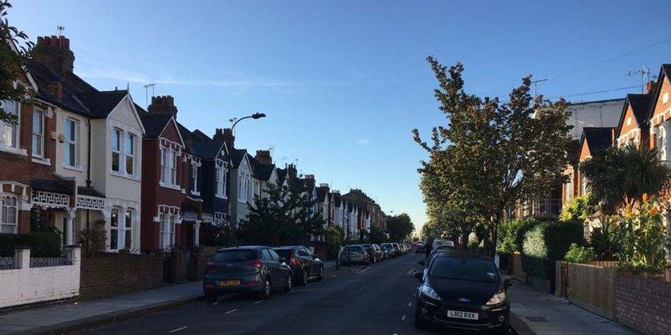 Wohnstraß im Stadtteil Shepherd's Bush