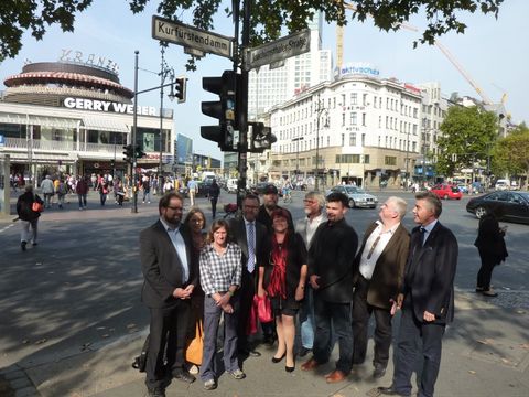 Rückbenennung der Joachimsthaler Straße am 15.9.2014, Foto: KHMM