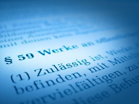 Auszug eines Gesetzestextes
