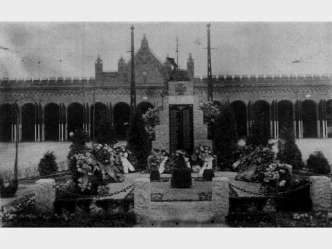 Einweihung des Gefallenendenkmal, 1920 (Bild: Museum Pankow / Foto: Sammlung Kubig)