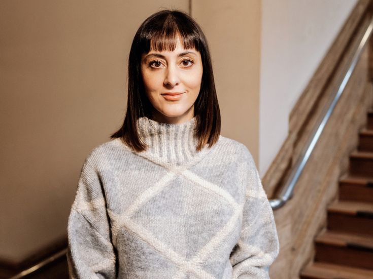 Portrait Frau Cicismondo Treppenhaus