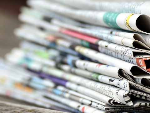 Zeitungsstapel