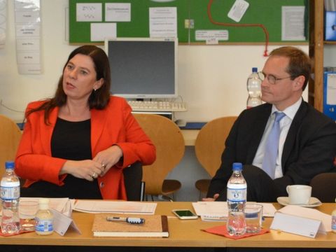 Sandra Scheeres und Michael Müller