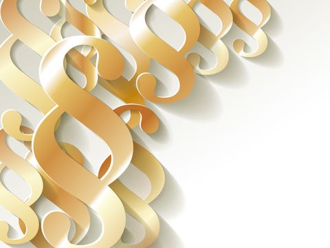 Paragraf Papier Muster Hintergrund GOLD