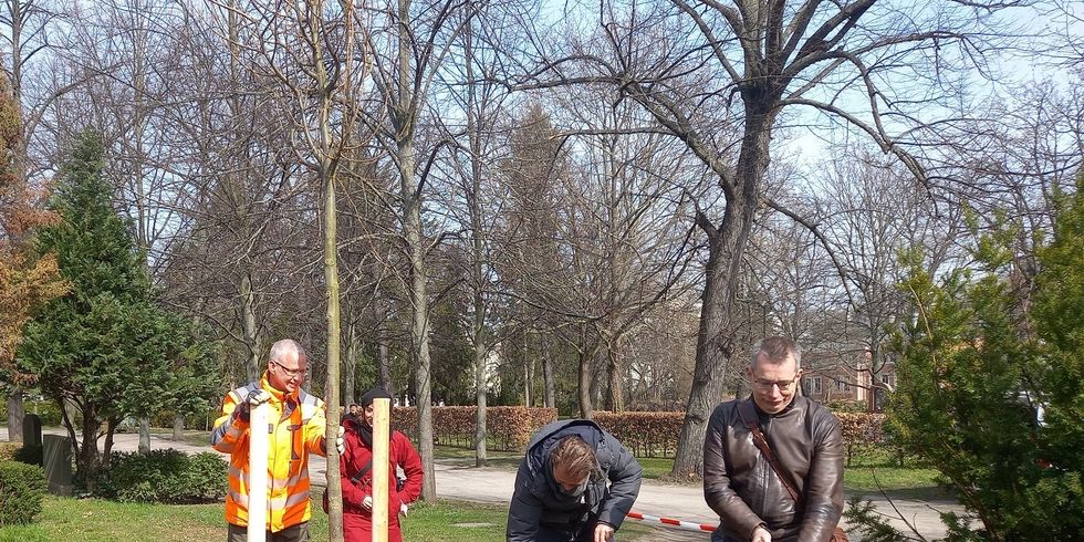Klimaschutzprojekt auf Friedhöfen
