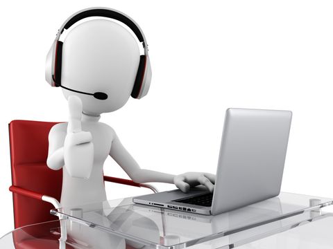 3d man call center ready to help