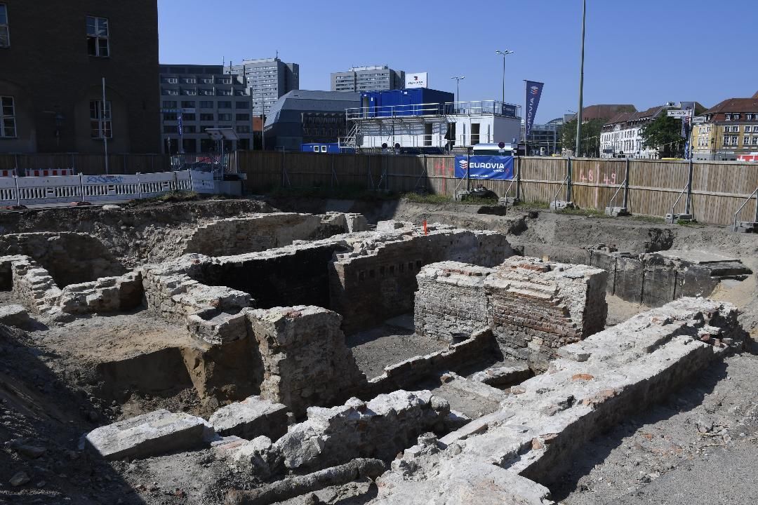 Frühneuzeitliche Keller an der Ostseite der Jüdenstraße, Juni 2021
