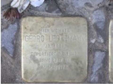 Stolperstein Georg Ledermann (Bild: Stolpersteine-Initiative CW, Siebold, Dez. 2012)