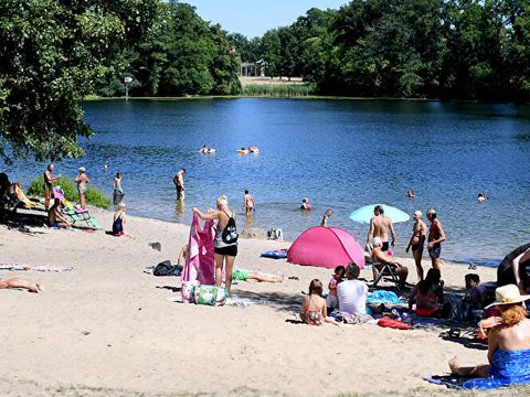 Bade-Stelle am Tegelersee in Berlin