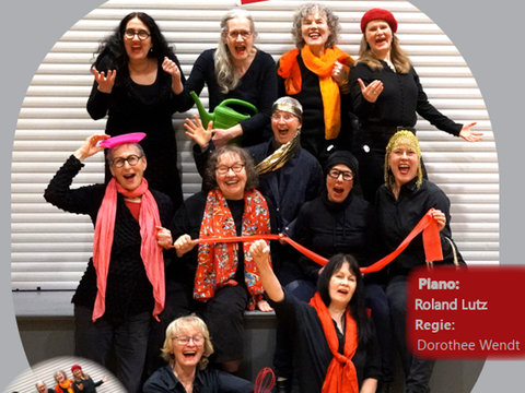 Gruppenfoto der Theatergruppe Improtanten