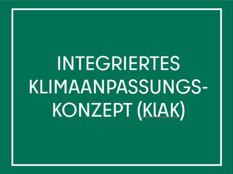 Integriertes Klimaanpassungskonzept