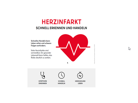 Herzinfarkt - Flyer