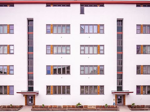 Großsiedlung Siemensstadt (Bild: Christian Fessel / Mann mit Hut Touren)