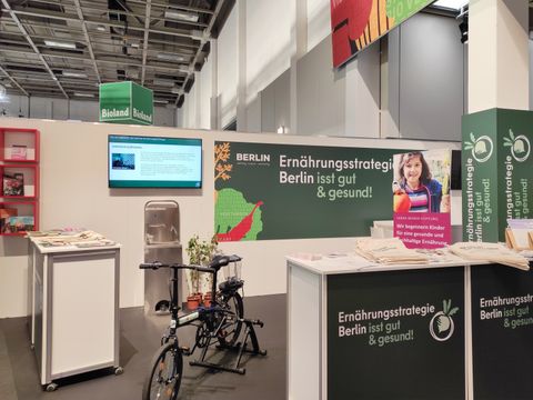 Foto des Standes der Berliner Ernährungsstrategie