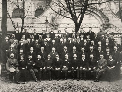 Bezirksamt Tempelhof, Dorfstraße 42, vermutlich Tempelhof, um 1921/1922 (Bild: Schneider, Museen Tempelhof-Schöneberg)