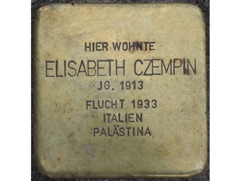 Stolperstein Elisabeth Czempin (Bild: Stolpersteine-Initiative CW, Hupka)