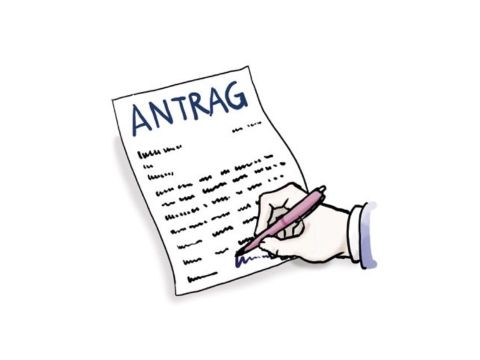 Piktogramm Antrag