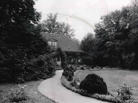 Gutshaus und Park Boxhagen spätes 19. Jahrhundert