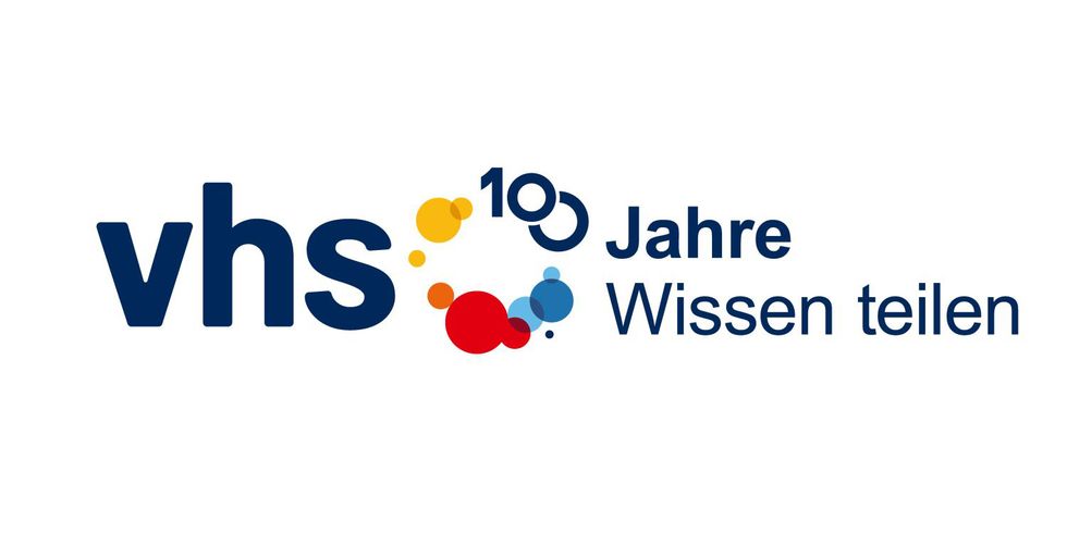 VHS Logo 100 Jahre Wissen teilen