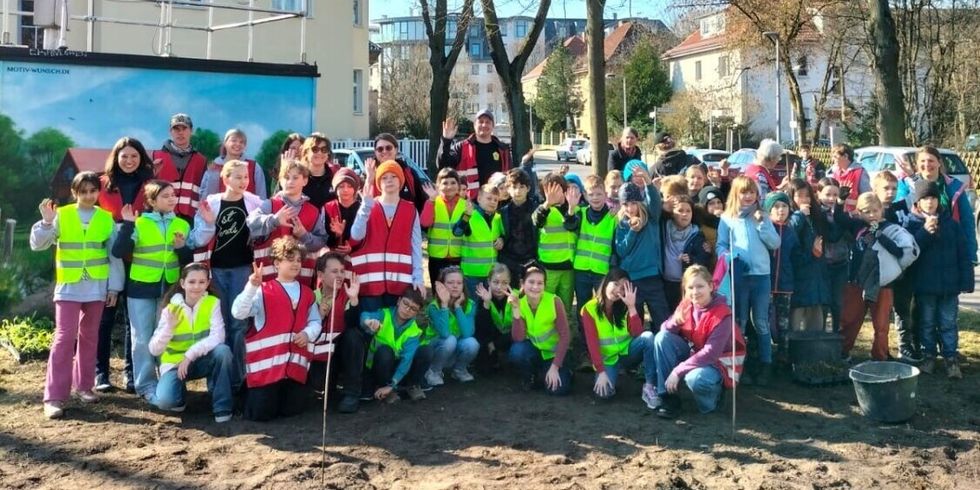 Pflanzaktion Gruppenbild