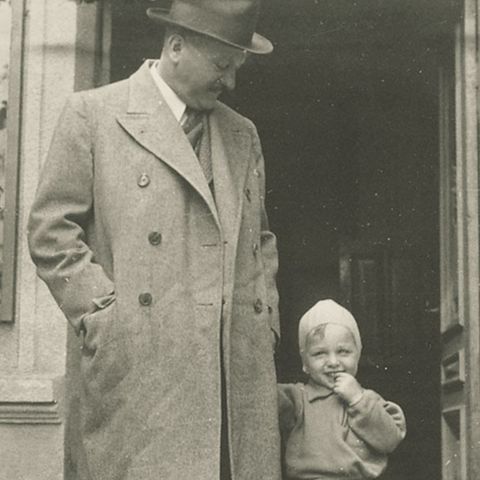 Peter und sein Großvater Martin Lachmann