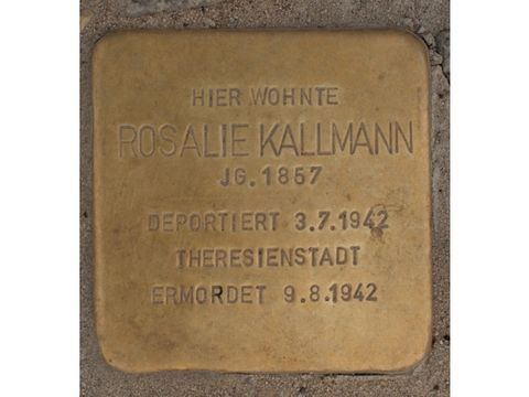 Stolperstein für Rosalie Kallmann