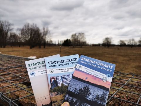 3-teilige Stadtnaturkarten vor Landschaftspark