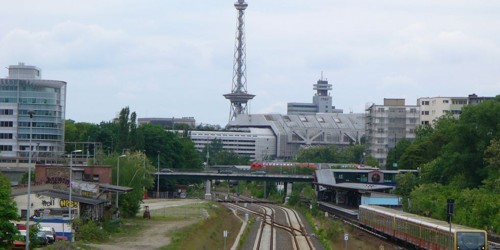 Bahnhof Halensee, Gelände des ehemaligen Güterbahnhofs