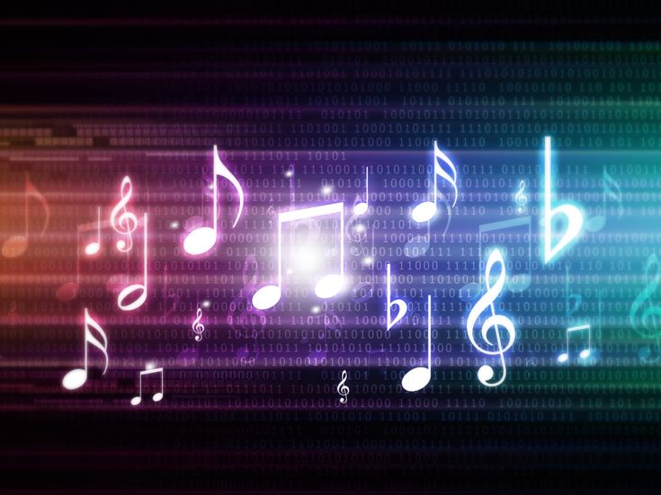 Abstract musical background